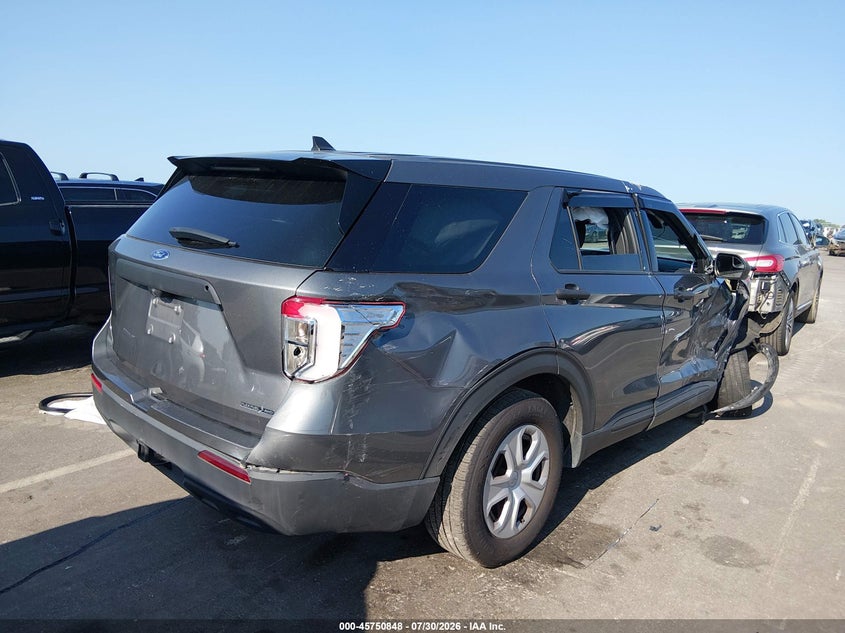 Vin: 1fm5k8ab9ngc43167, lot: 46249570, ford police interceptor utility 20224