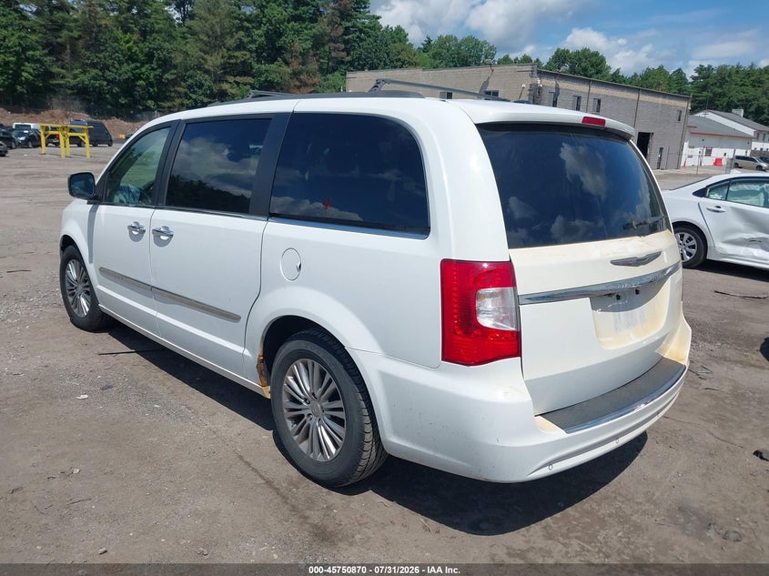 Vin: 2c4rc1cg8er228998, lot: 46249592, chrysler town & country touring-l 20143