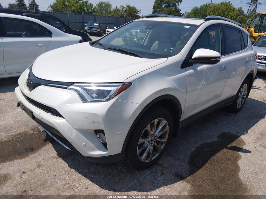 Vin: jtmdfrev0gj084592, lot: 46249602, toyota rav4 limited 20162