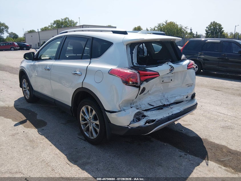 Vin: jtmdfrev0gj084592, lot: 46249602, toyota rav4 limited 20163
