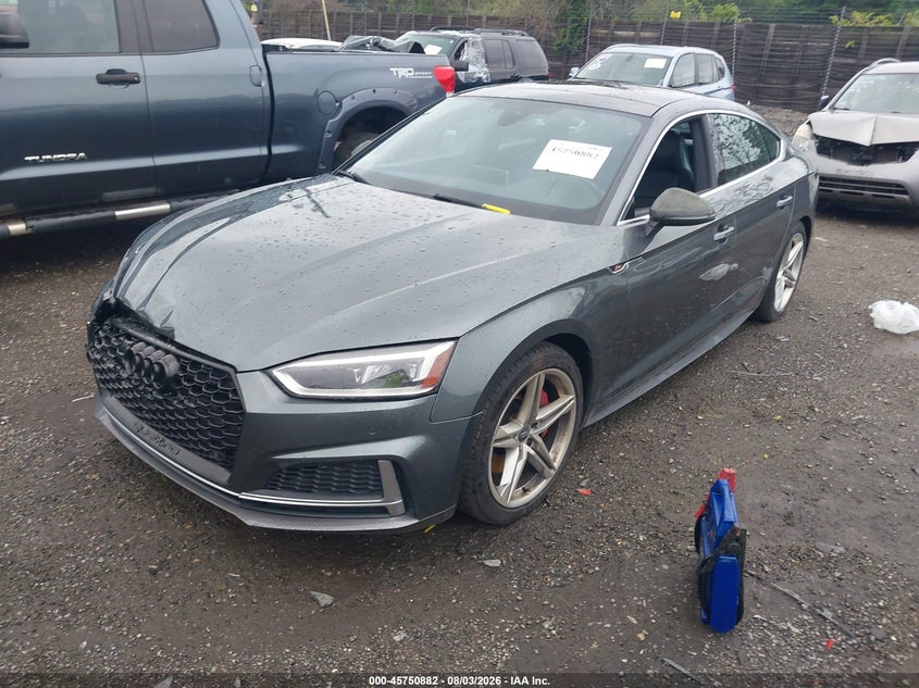 Vin: waub4cf56ja088918, lot: 46249604, audi s5 3.0t premium plus 20182