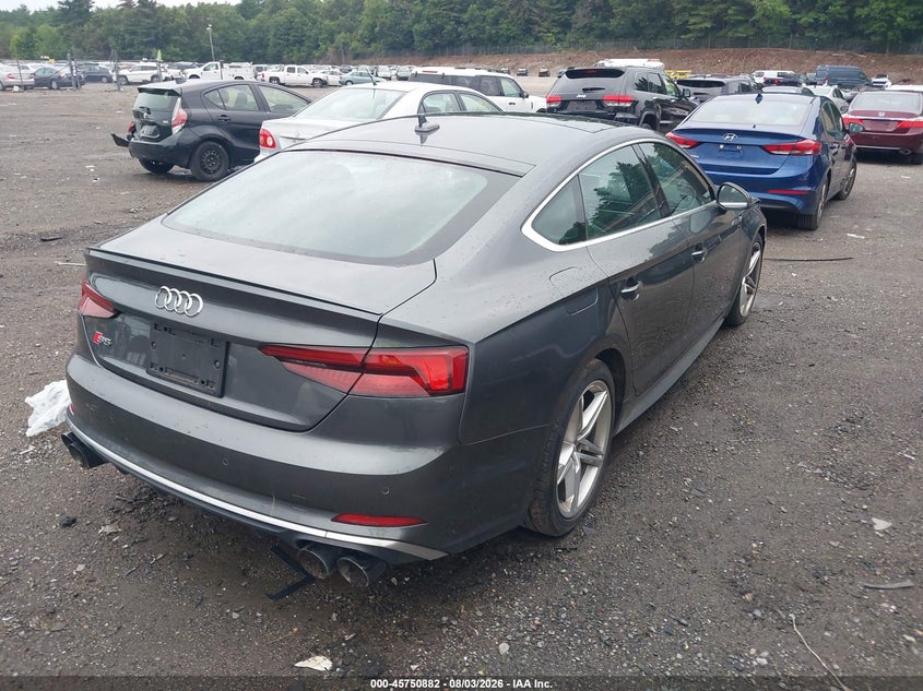 Vin: waub4cf56ja088918, lot: 46249604, audi s5 3.0t premium plus 20184
