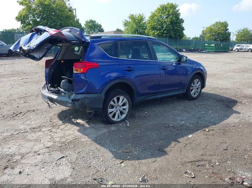 Vin: 2t3dfrev4fw395314, lot: 46249605, toyota rav4 limited 20154
