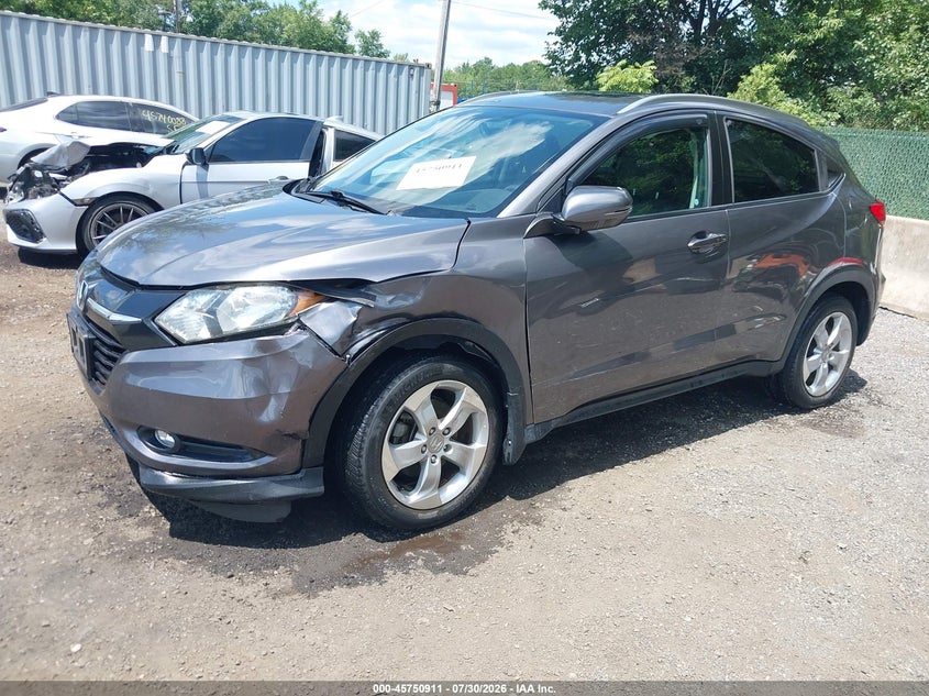 Vin: 3czru6h71gm731425, lot: 46249633, honda hr-v ex-l 20162
