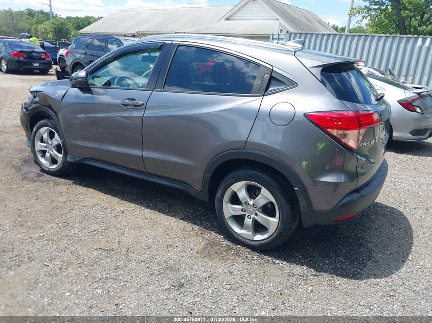 Vin: 3czru6h71gm731425, lot: 46249633, honda hr-v ex-l 20163