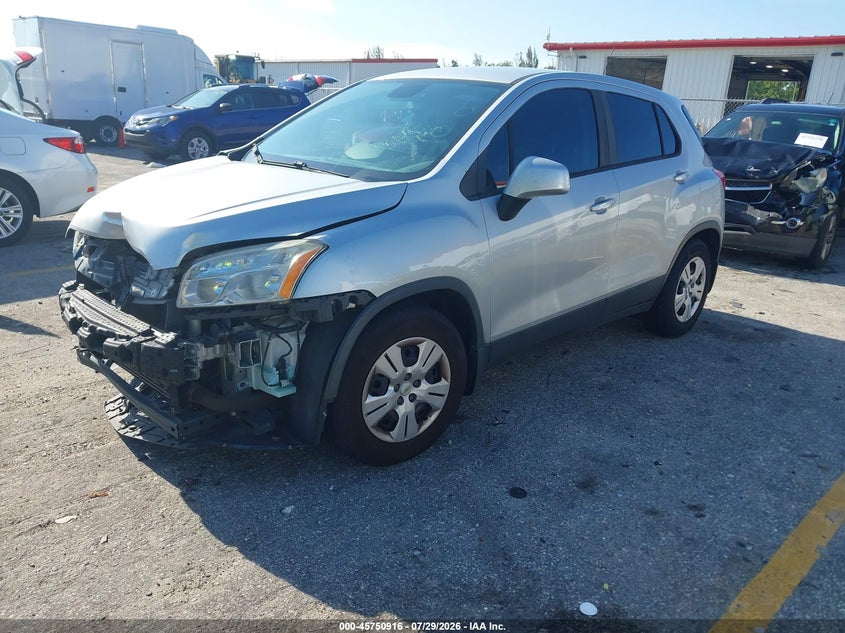 Vin: 3gncjksb3gl275144, lot: 46249638, chevrolet trax ls 20162