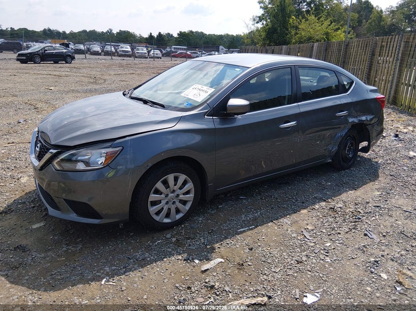 Vin: 3n1ab7ap8gy333701, lot: 46249659, nissan sentra s 20162