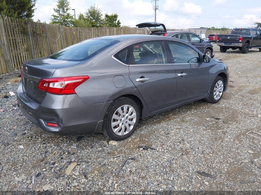Vin: 3n1ab7ap8gy333701, lot: 46249659, nissan sentra s 20164