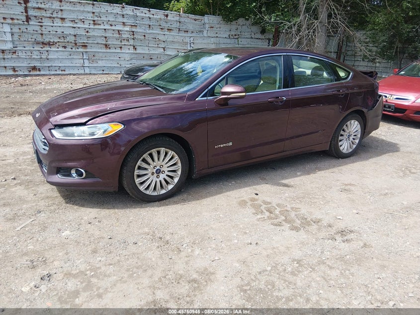 Vin: 3fa6p0lu7dr224219, lot: 46249668, ford fusion hybrid se 20132