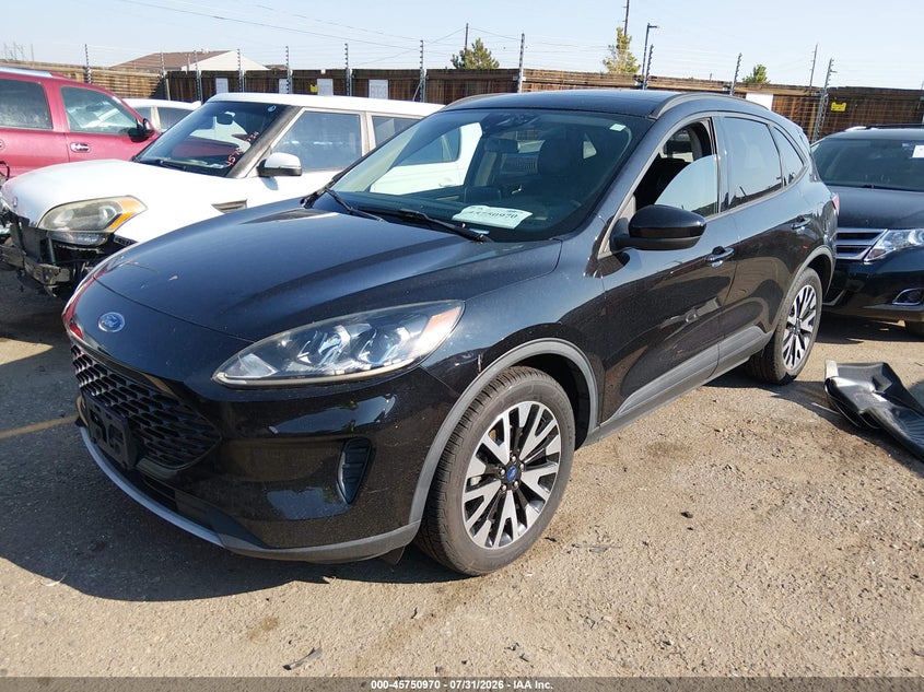 Vin: 1fmcu9bz8lub53154, lot: 46249692, ford escape se sport hybrid 20202