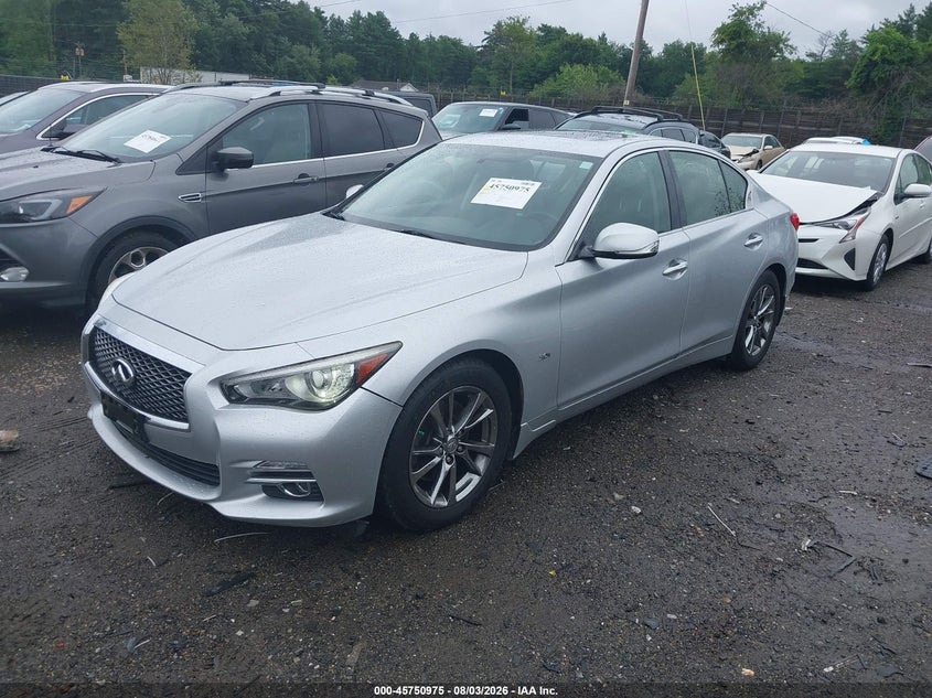 2017 Infiniti Q50, Звичайний знос, IAAI, VIN JN1EV7ARXHM837472 — фото 2