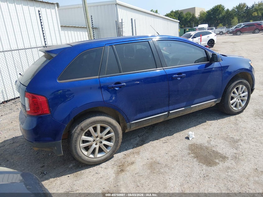 Vin: 2fmdk4jc9dba60581, lot: 46249703, ford edge sel 20134