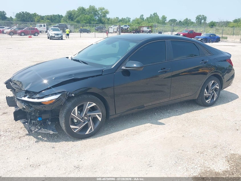 Vin: kmhlm4dg3su060474, lot: 46249718, hyundai elantra sel sport 20252