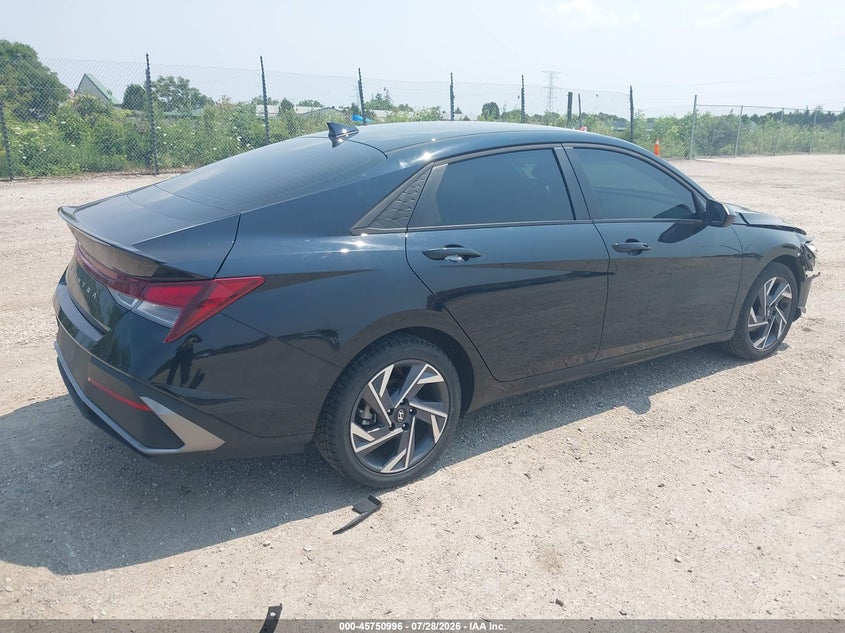 Vin: kmhlm4dg3su060474, lot: 46249718, hyundai elantra sel sport 20254