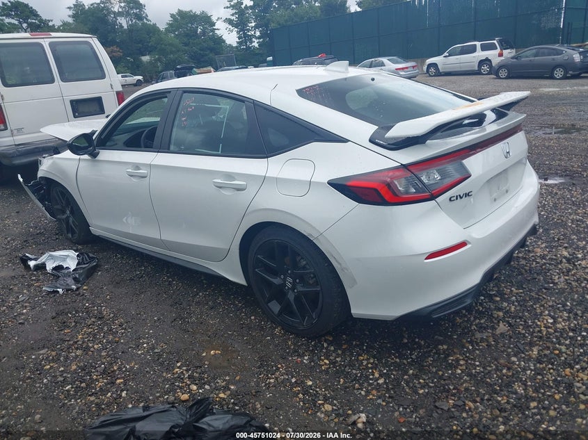 Vin: 19xfl2h81te005212, lot: 46249744, honda civic sport 20263