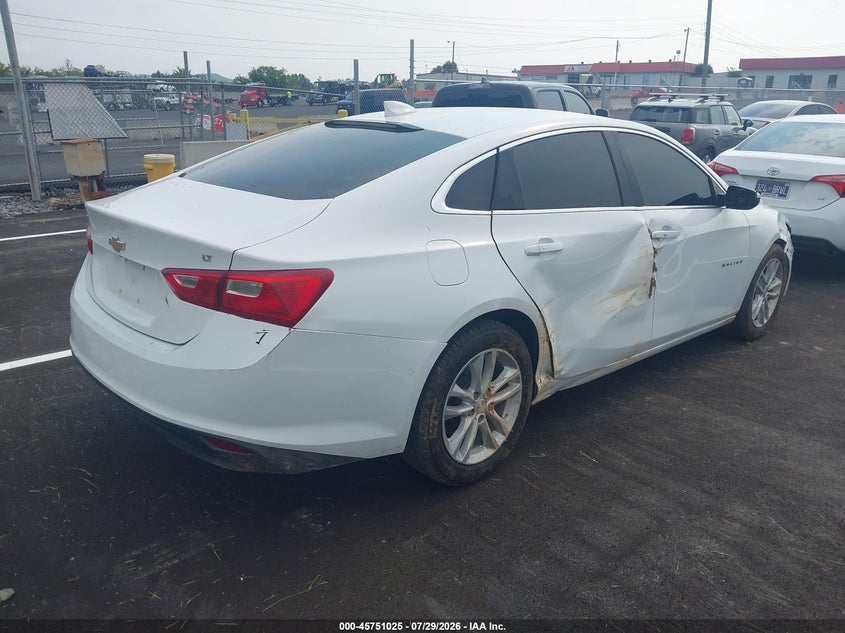 Vin: 1g1zd5st4jf177979, lot: 46249747, chevrolet malibu lt 20184