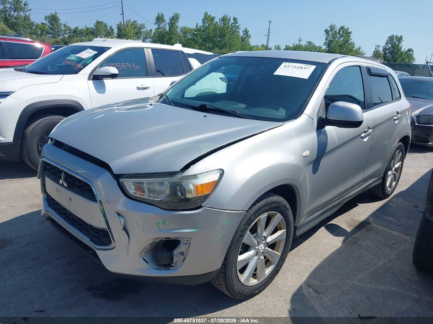 Vin: 4a4ar3au6ee021077, lot: 46249759, mitsubishi outlander sport es 20142