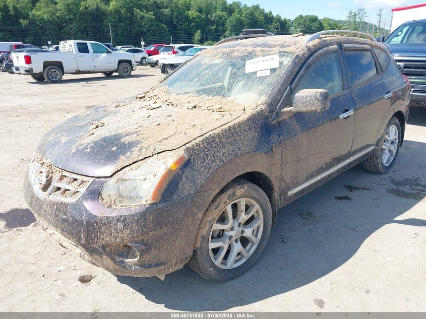 Vin: jn8as5mv5dw627365, lot: 46249761, nissan rogue sv w/sl pkg 20132