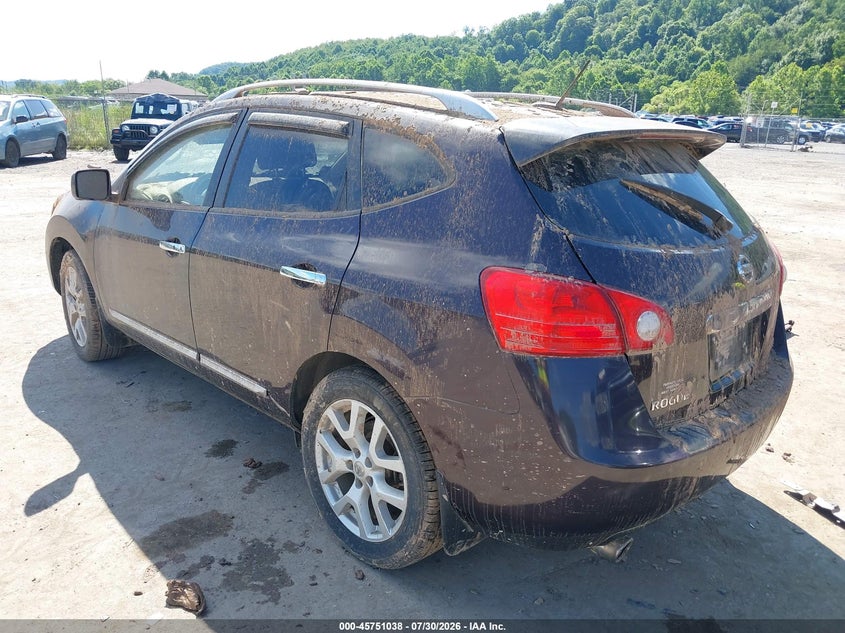 Vin: jn8as5mv5dw627365, lot: 46249761, nissan rogue sv w/sl pkg 20133