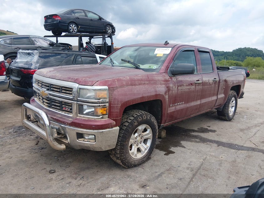 Vin: 1gcvkrec2ez118450, lot: 46249784, chevrolet silverado 1500 lt 20142