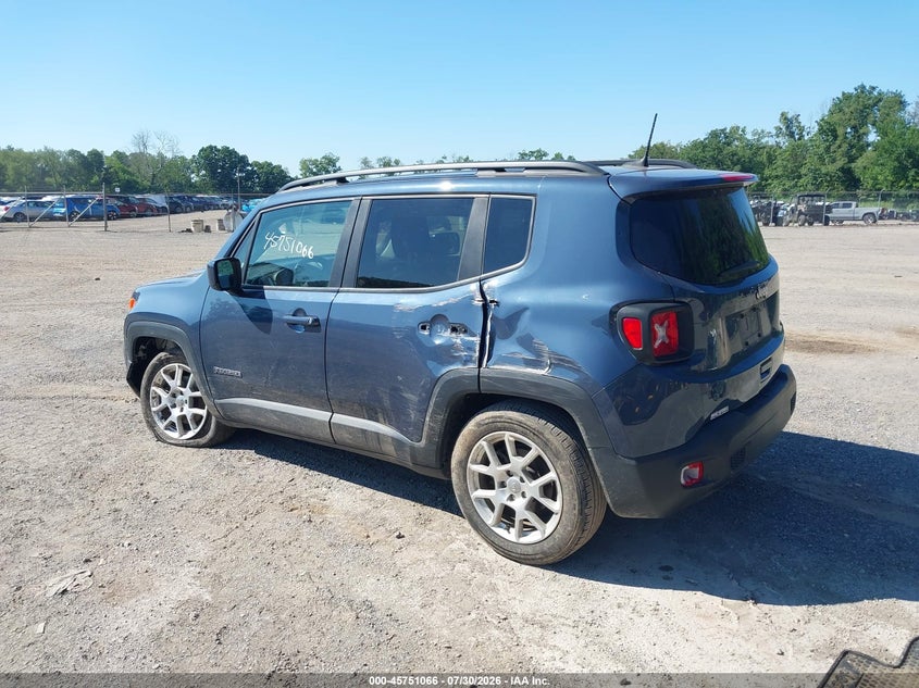Vin: zacnjcbb0mpm12368, lot: 46249788, jeep renegade latitude fwd 20213
