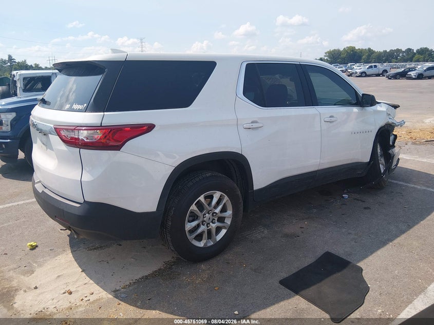 Vin: 1gnerfkw8mj124816, lot: 46249791, chevrolet traverse fwd ls 20214
