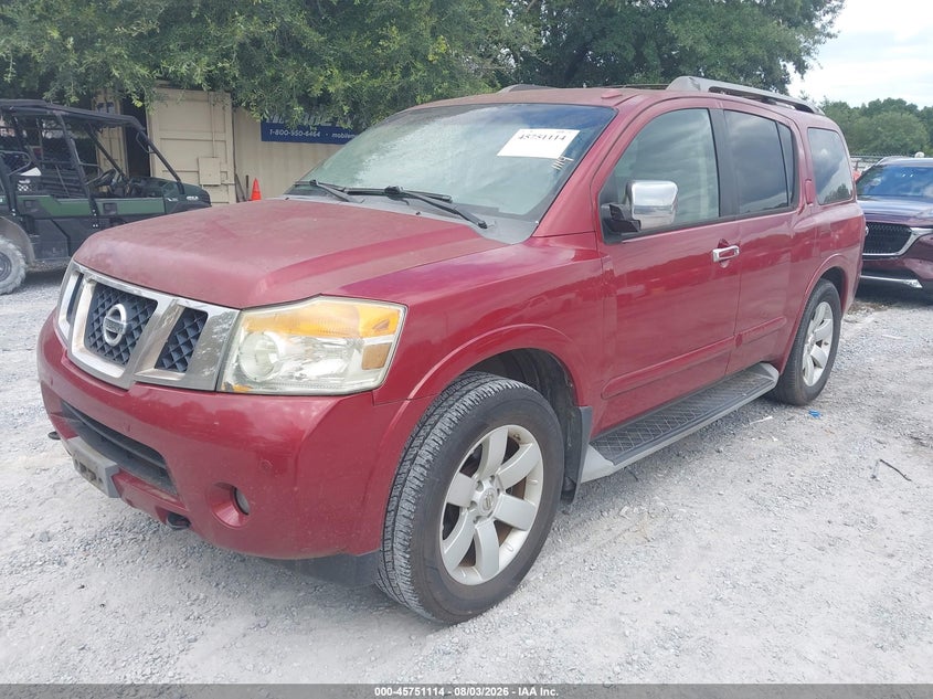 2008 Nissan Armada, Normal Wear & Tear, IAAI, VIN 5N1AA08C88N601327 — photo 2