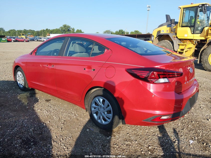 Vin: 5npd74lf7lh622526, lot: 46249838, hyundai elantra se 20203