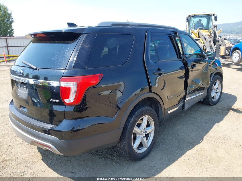 Vin: 1fm5k8d81hgd97134, lot: 46249844, ford explorer xlt 20174