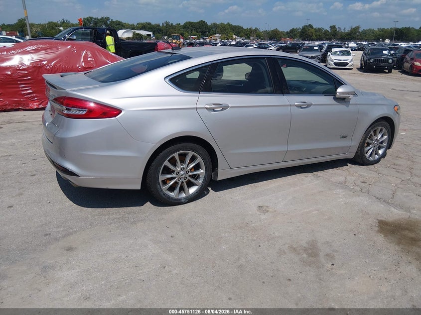Vin: 3fa6p0su0jr105909, lot: 46249848, ford fusion energi titanium 20184