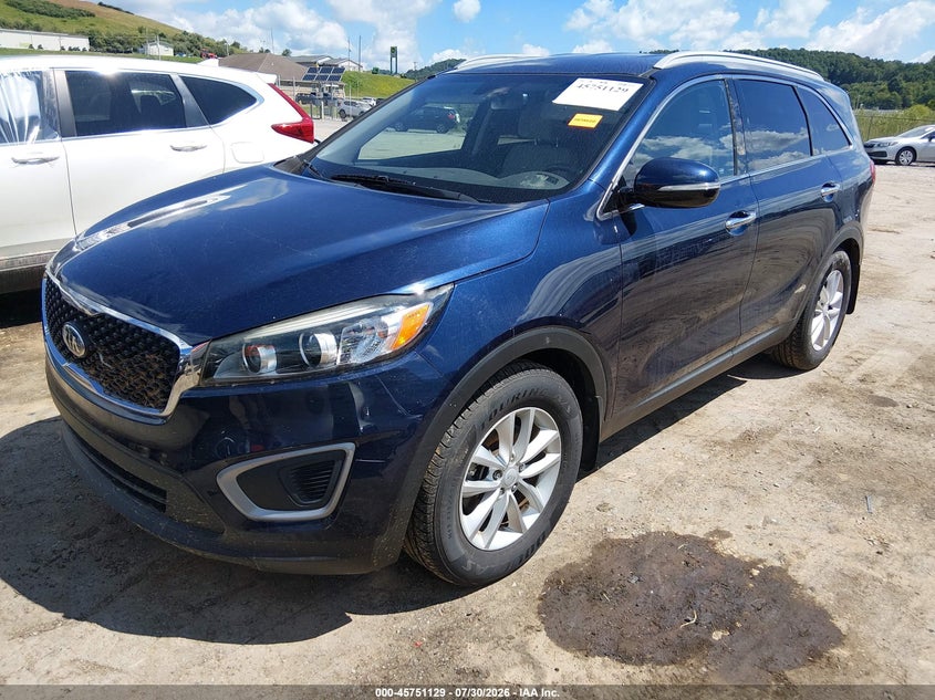 Vin: 5xypg4a34hg211864, lot: 46249851, kia sorento 2.4l lx 20172
