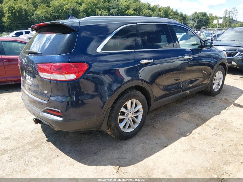 Vin: 5xypg4a34hg211864, lot: 46249851, kia sorento 2.4l lx 20174