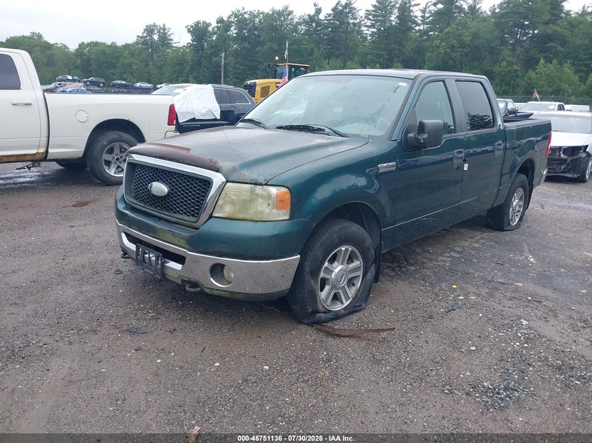 2007 Ford F-150 Fx4/Lariat/Xlt, Normal Wear & Tear, IAAI, VIN 1FTPW14567FB51344 — photo 2
