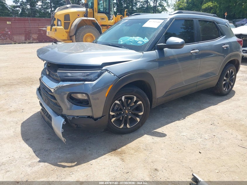 Vin: kl79mpsl4mb105420, lot: 46249862, chevrolet trailblazer fwd lt 20212