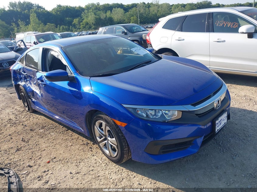 Vin: 19xfc2f54ge014971, lot: 46249882, honda civic lx 2016 img_1