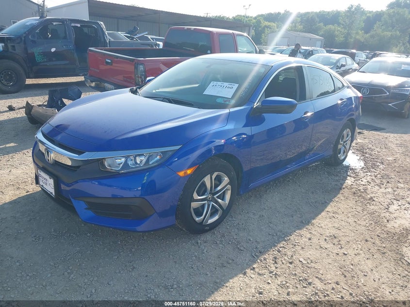 Vin: 19xfc2f54ge014971, lot: 46249882, honda civic lx 20162
