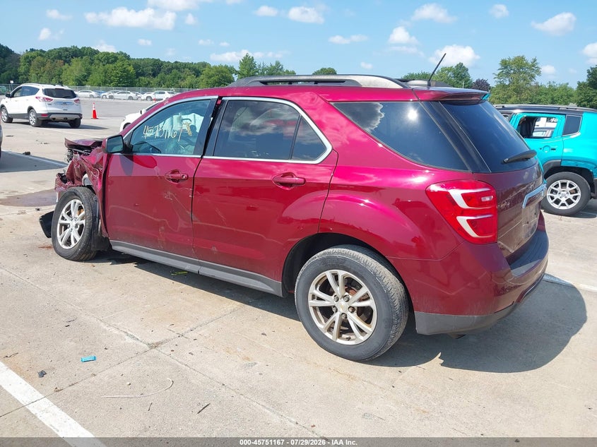 Vin: 2gnalcek7g1144044, lot: 46249889, chevrolet equinox lt 20163