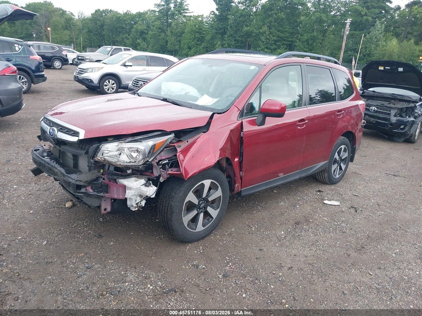 Vin: jf2sjaec3jh444203, lot: 46249898, subaru forester 2.5i premium 20182