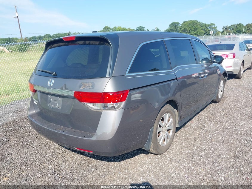 Vin: 5fnrl5h6xhb000217, lot: 46249909, honda odyssey ex-l 20174