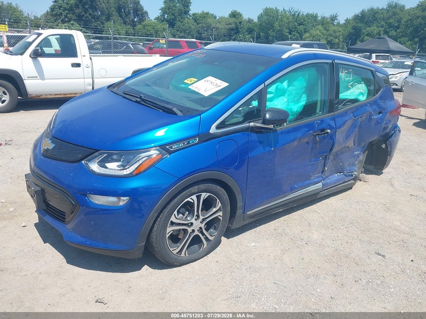 Vin: 1g1fz6s01l4112876, lot: 46249925, chevrolet bolt ev fwd premier 20202