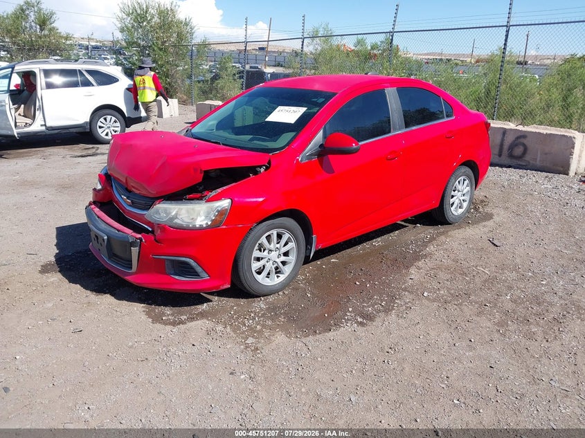 Vin: 1g1jd5sh9h4132230, lot: 46249929, chevrolet sonic lt auto 20172
