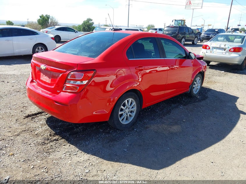 Vin: 1g1jd5sh9h4132230, lot: 46249929, chevrolet sonic lt auto 20174