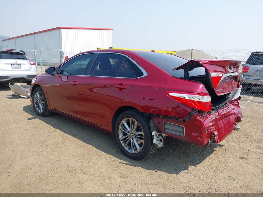 Vin: 4t1bf1fk1gu530689, lot: 46249945, toyota camry se 20163