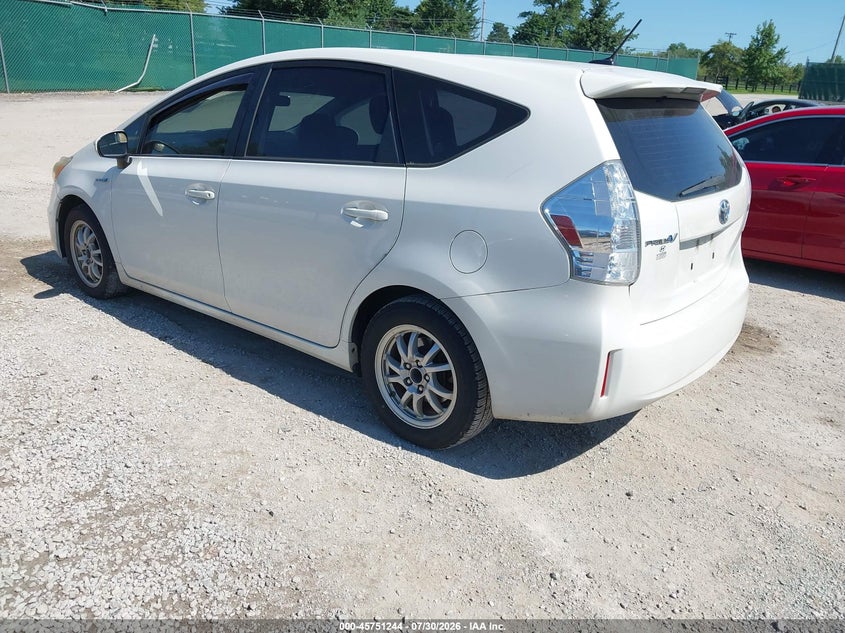 Vin: jtdzn3eu0d3278293, lot: 46249966, toyota prius v three 20133
