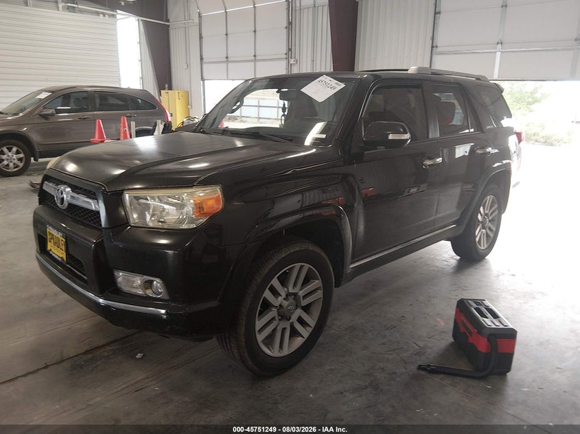 Vin: jtebu5jr3b5057592, lot: 46249971, toyota 4runner limited v6 20112