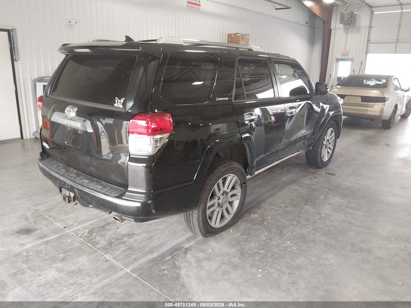 Vin: jtebu5jr3b5057592, lot: 46249971, toyota 4runner limited v6 20114