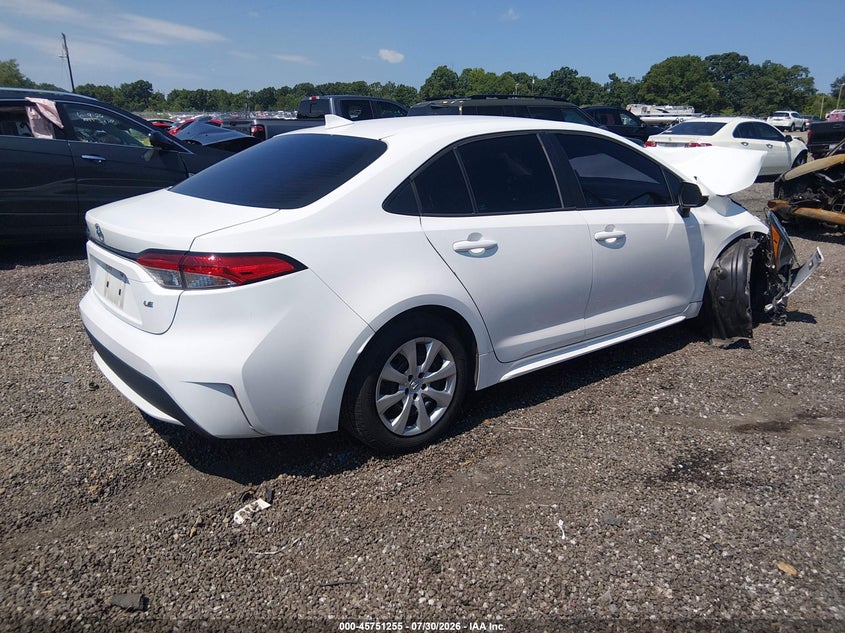 Vin: 5yfeprae8lp114323, lot: 46249977, toyota corolla le 20204