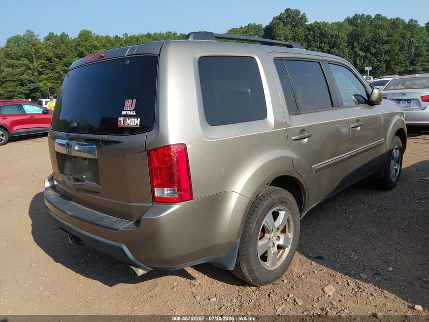 Vin: 5fnyf3h55bb045636, lot: 46249979, honda pilot ex-l 20114