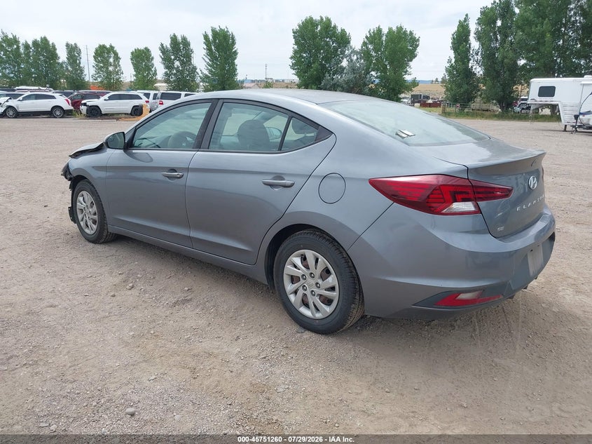 Vin: kmhd74lf8ku824825, lot: 46249983, hyundai elantra se 20193