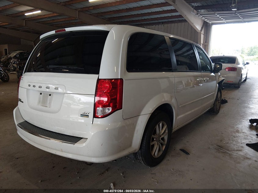 Vin: 2c4rdgcgxgr318821, lot: 46249986, dodge grand caravan sxt 20164